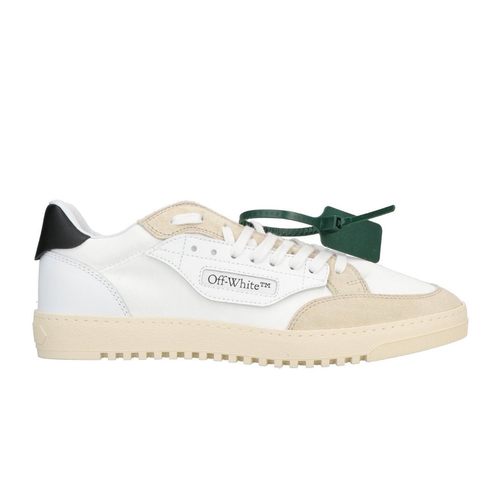 OFF- White Beige Sneakers